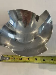 Vintage Swid Powell Elsa Rady Argentina Silverplate Bowl 1990 Postmodern Bowl - Picture 1 of 4