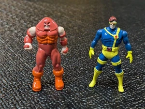2.5” Cyclops & Juggernaut Marvel X-MEN Metal Figure Die Cast Toy Biz - Picture 1 of 2