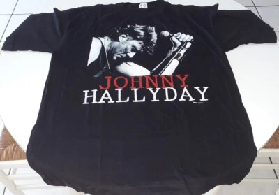 JOHNNY HALLYDAY TEE SHIRT PROVENANT DU GRAND COFFRET DIAL / TAILLE L / - Photo 1/3