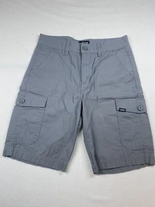 Vans Off The Wall Boy's Ripstop Cargo Gray Shorts Size 14 Skater - Picture 1 of 17