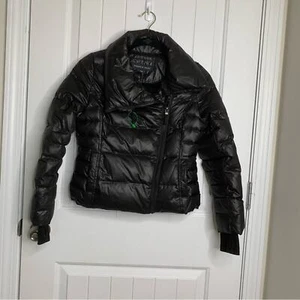 Andrew Marc black down puffer jacket size medium kids - Picture 1 of 6