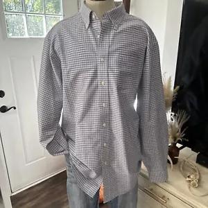 L.L.Bean Langarm schweres knitterarmes Hemd mit Knopfleiste 17 1/2-36 - Bild 1 von 6