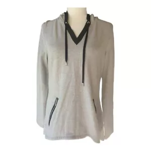 L-RL Lauren Active Ralph Lauren Damen Black Label grau Hoodie Gr. M - Bild 1 von 6