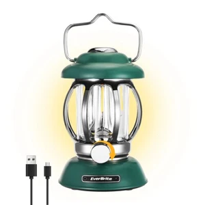 USB Rechargeable LED Camping Lantern Lamp Tent Flashlight Outdoor Remote Lantern - Picture 1 of 12