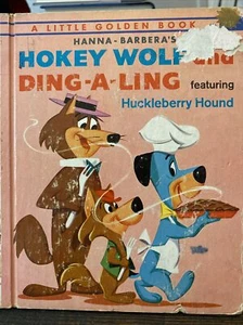 Hokey Wolf and Ding-A-Ling Little Golden 1961 1st Edition (A) ed Hanna Barbera - Picture 1 of 3