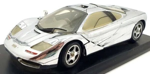 Maisto 1/18 Scale Diecast CHMC2 - Chrome Plated McLaren F1 1993 + Plinth - Picture 1 of 6