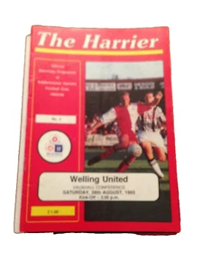 KIDDERMINSTER HARRIERS V WELLING UNITED - CONFERENZA GMK VAUXHALL - 28/8/1993 - Foto 1 di 1