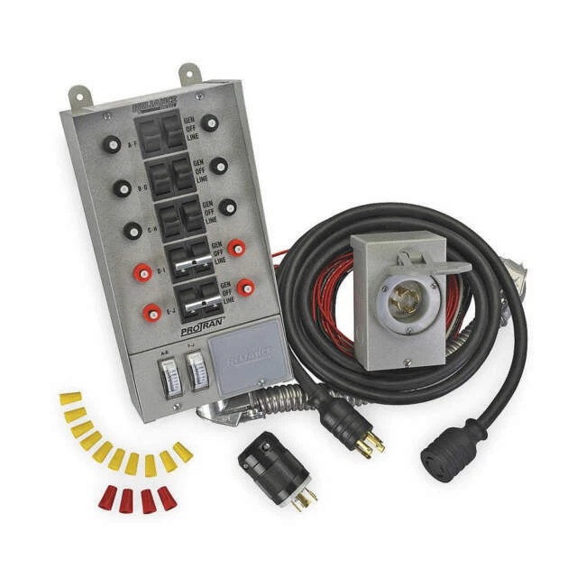 Interruptor de transferencia generador Reliance Controls 31410CRK Pro/Tran 10 circuitos 30 amperios Foto 1 de 1