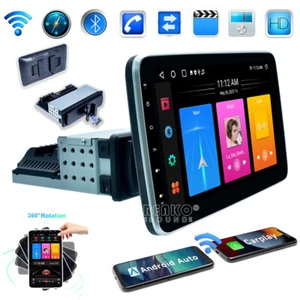 AUTORADIO 10.1" CARPLAY ANDROID 12 1 DIN 2GB+32GB STEREO AUTO BLUETOOTH WIFI GPS - Imagen 1 de 14