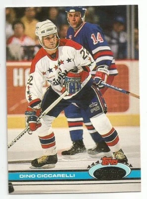 DINO CICCARELLI 1991-92 STADIUM CLUB CARD NEAR MINT+ CONDITION - Image 1 of 2