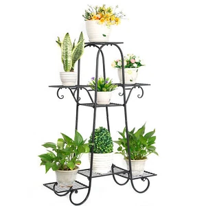 7 Tiers Plant Stand Holder Shelf For Home Garden Balcony Flower Pot Display Rack - Picture 1 of 9