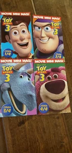 2010 SDCC COMIC CON DISNEY PIXAR TOY STORY 3 MOVIE MINI MAG SET OF 4 WOODY BUZZ - Picture 1 of 1