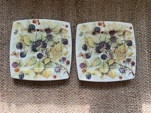 Italian Ceramics Co. ICC Mediterraneo 11" quadratischer Obstteller  - Bild 1 von 5