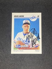 Brian Ahern 1992 SkyBox AA #178 Memphis Chicks Auto Autographed Signed MILB Card