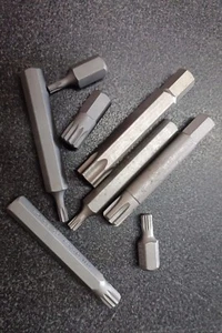 Inserto con attacco M 10 TORX-RIBE-XZN-Esagonale corte e lunghe venduti singolar - Foto 1 di 1