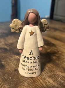 Heaven Sends Angel Teacher Novelty Figurine - Standing Teacher Gift Idea - Picture 1 of 6