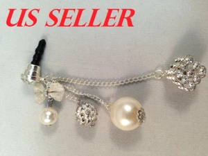Crystal  Anti Dust Plug, Cell Phone Charm, Key Chain Charm , Bag Chain  E1-67 - Bild 1 von 8