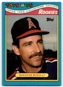 1988 TOPPS TOYS'R'US ROOKIES DEWAYNE BUICE CALIFORNIA ANGELS #4