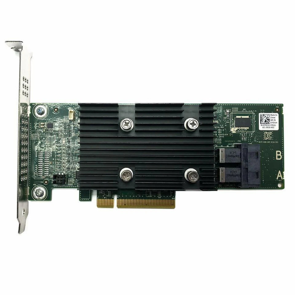 *** DELL PERC H330 PCI-E X8 12GBPS RAID CONTROLLER CARD - 75D1H TCKPF *** - Image 1 of 1