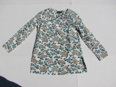 NWT Reyn Spooner Women Honu Laki Tunic White Limited Quantity - Изображение 1 из 2