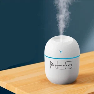 USB MINI CAR HUMIDIFIER AIR PURIFIER FRESHENER LED AROMA ESSENTIAL OIL DIFFUSER - Picture 1 of 7