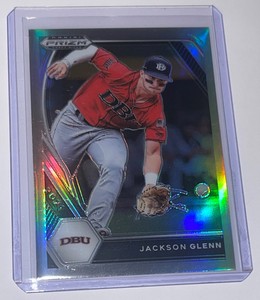 2021 Prizm Draft Picks Silver Prizm #PDP133 Jackson Glenn SP Pirates