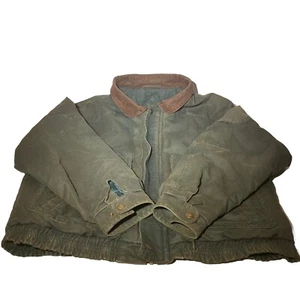 Chaqueta Bomber De Colección Años 60 70 JOHN WEITZ Oliva/Verde Para Hombres Grande Garra Cremallera con Broches de Presión - Imagen 1 de 24
