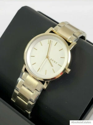 NEW DKNY Stanhope Soho Gold Stainless Steel Watch NY2343 NWT NIB +Box - Image 1 of 4