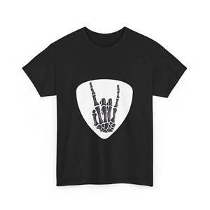 Guitar Pick Rock and Roll Music Band T-Shirt Unisex Choose Color - Picture 1 of 29