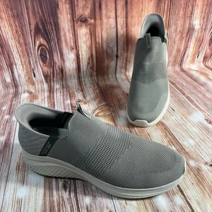 Scarpe mocassini sneakers beige Skechers Slip Ins Viewpoint Ultra Flex 3.0 taglia 15 - Foto 1 di 10