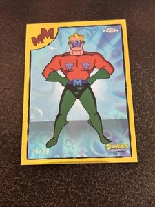 2025 Topps Chrome SpongeBob #MB-19 Mermaidman GOLD Refractor /50 - Picture 1 of 2