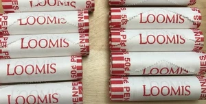 Unsearched Bank Roll Of Lincoln Pennies Randomly Picked - Picture 1 of 2