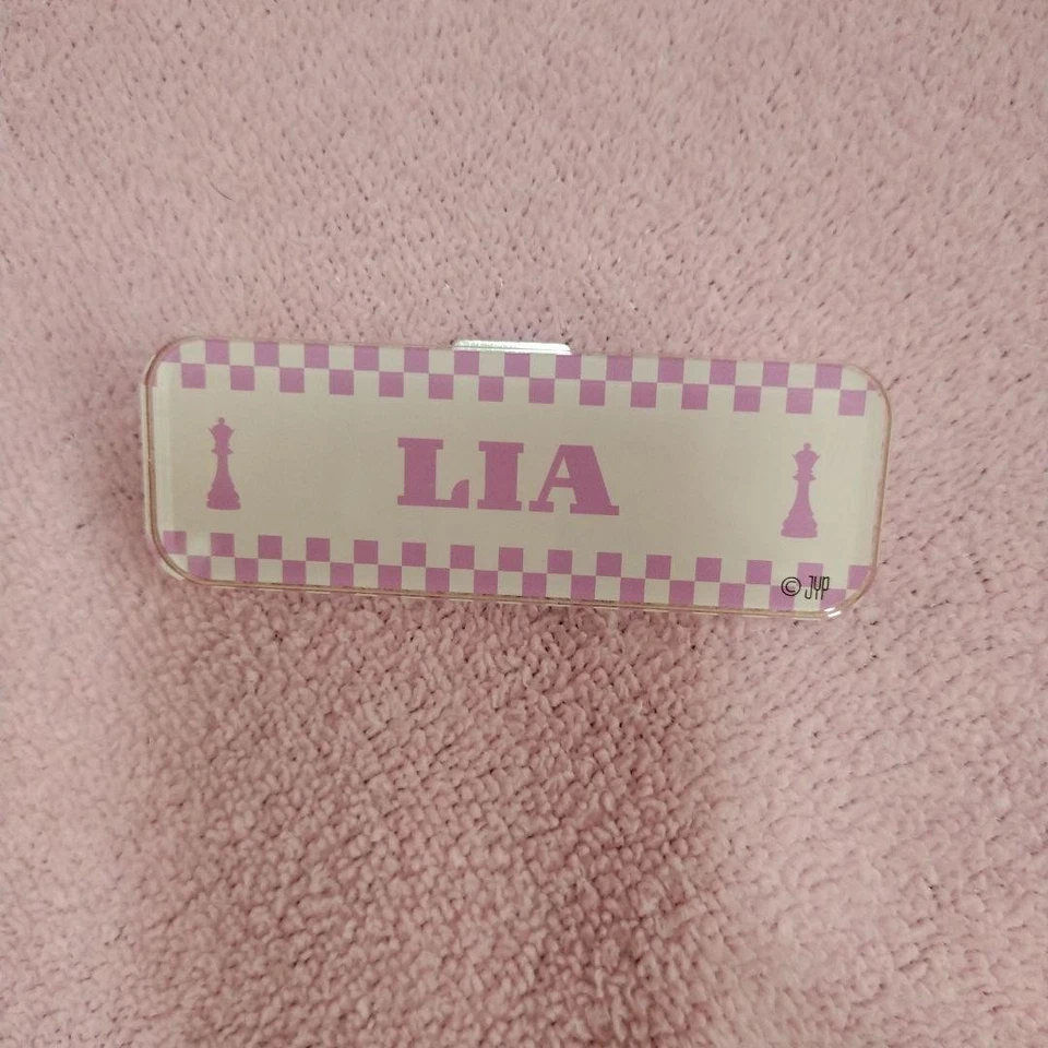 ITZY LIA Acrylic Name Badge K-Pop Fan - Image 1 of 1