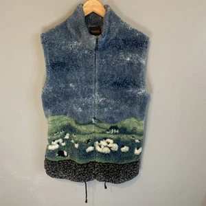 Chaqueta Chaleco Rábano Countrywear Para Mujer M Cremallera Vellón Oveja Collie Country Core - Imagen 1 de 11