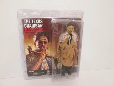 Figura retro NECA Texas Chainsaw Massacre Leatherface Cloth, sellada (nueva otra) Foto 1 de 4