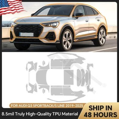 Coche completo precortado PPF mate de 8,5 millas para Audi Q3 Sportback 2019-25 protección de pintura Foto 1 de 4
