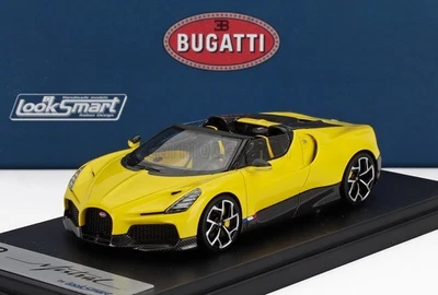 MODELLINO AUTO STATICO LOOKSMART BUGATTI MISTRAL W16 2023 MOLSHEIM GIALLO 1/43 - Immagine 1 di 4