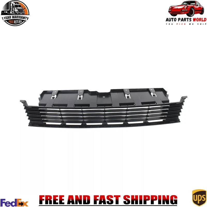 Rejilla de parachoques para Toyota Prius V 2012-2014 centro texturizado plástico negro Foto 1 de 1