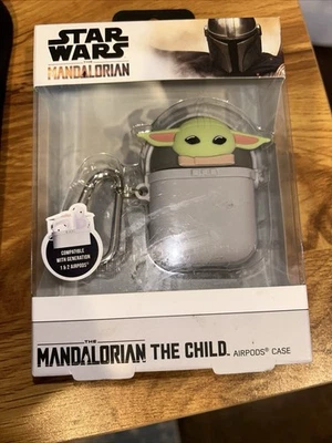 Estuche Star Wars Mandalorian the Child Baby Yoda para AirPods 1ª/2ª Generación Foto 1 de 2