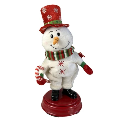 Muñeco de Nieve Animado Gemmy Canta Giros Twerks Butt I've Got The Power Base Roja 14" Foto 1 de 4