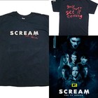 Scream TV Series Show Film Crew 2015 T-Shirt Black Horror Swag Large MTV Promo