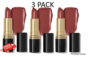 Revlon Super Lustrous Lipstick 760 Desert Escape – 3 Pack – NEW Sealed - Picture 1 of 3