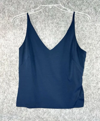 Banana Republic Blue Camisole Blouse V Neck Sleeveless Size Petite Medium - Image 1 of 4
