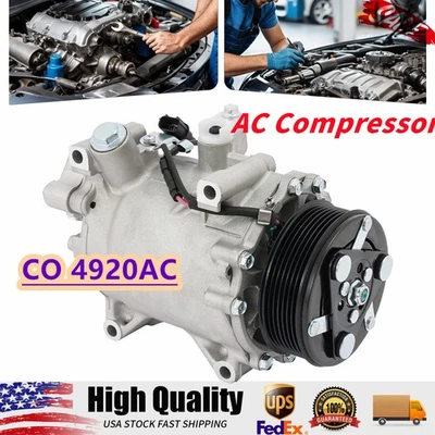 Compresor de aire acondicionado para Honda CR-V 2007-2014 2007-2012 Acura RDX 2,3 L 13-15 ILX 2,4 L Foto 1 de 4