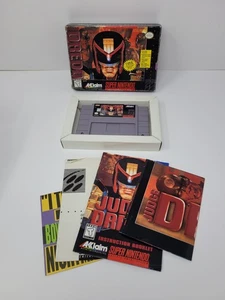 Judge Dredd Auténtico Super Nintendo SNES (Acclaim, 1995) CIB Auténtico Probado - Imagen 1 de 17