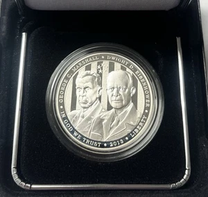 2013 5-Star Proof Generals Commemorative Coin Program Silver Uncirculated COA - Picture 1 of 3