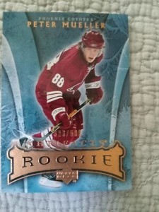 2007-08 Artifacts Coyotes Hockey Card #208 Peter Mueller Rookie /599