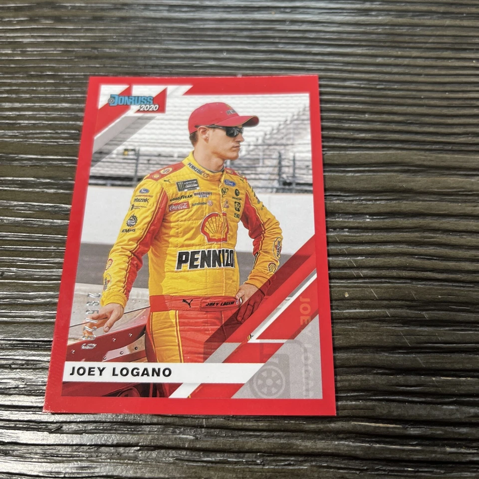 2020panini Donruss  Racing NASCAR Red Parallel #39 Joey Logano 285/299 - Image 1 of 1