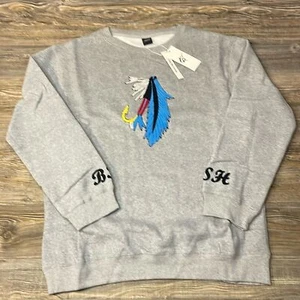 Atlantic Big Fish Dead Stock Crew Neck Sweatshirt Only The Strong Size 2XL NWT - Picture 1 of 4