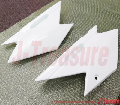 Juego de cubierta lateral trasera genuina KAWASAKI KLX140 08-24 B. BLANCO DERECHO Y DERECHO OEM Foto 1 de 4